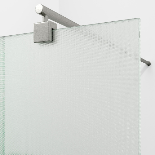 Душевая перегородка WasserKRAFT Rur 30W 30W40BN-TXG 120х200 стекло текстурное профиль никель - фото 2