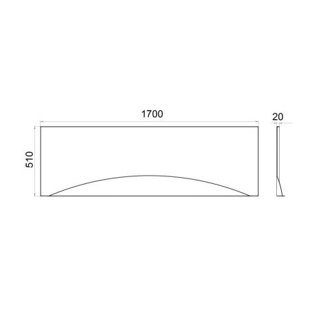 Экран фронтальный для ванны Niagara Atrio NG-A170