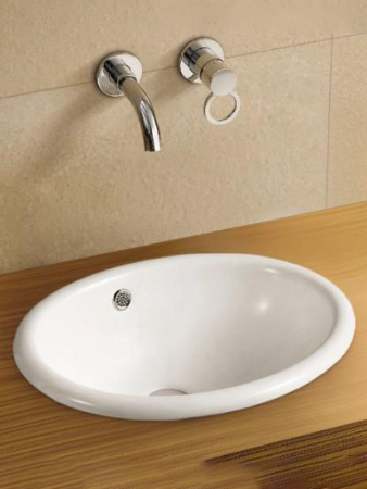 Раковина из сантехнического фаянса WeltWasser WW SK 10000003889 50х40 подвесная цвет белый