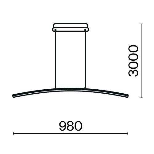 Светильник подвесной Maytoni Curve Modern MOD243PL-L18BSK - фото 3