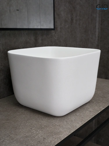 Раковина Gid Creativo 36 см N9301wg (51234) накладная цвет белый - фото 3