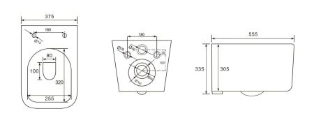 Унитаз подвесной Vincea Ultra VT1-32T белый с сиденьем микролифт безободковый смыв торнадо