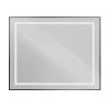 Зеркало с подсветкой BelBagno Kraft SPC-KRAFT-1000-800-SENS-NERO 100х80 подвесное