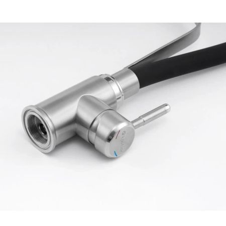 Смеситель для кухни Knotlor STREAMLINE SS-07 на мойку нержавеющая сталь