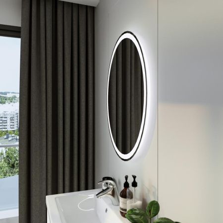 Зеркало с подсветкой Бриклаер Эстель 4627125414343 60х80 подвесное