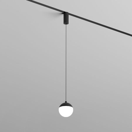 Трековый однофазный светильник Denkirs Smart Moon (Смарт Моон) DK8056-BK