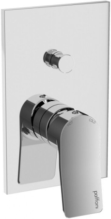 Смеситель для душа Paffoni Tilt TI015CR/M встраиваемый в стену хром