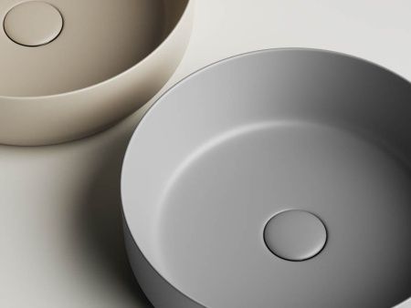 Раковина из сантехнического фарфора Ceramica Nova ELEMENT CN6022MC 40х40 накладная цвет коричневый без отверстий под смеситель