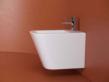 Биде подвесное Ceramica Nova UNION CN4010 цвет белый