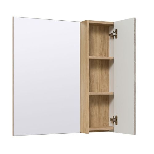 Зеркало-шкаф RUNO Мальта 00-00001102 70х75 подвесной цвет черный - фото 2