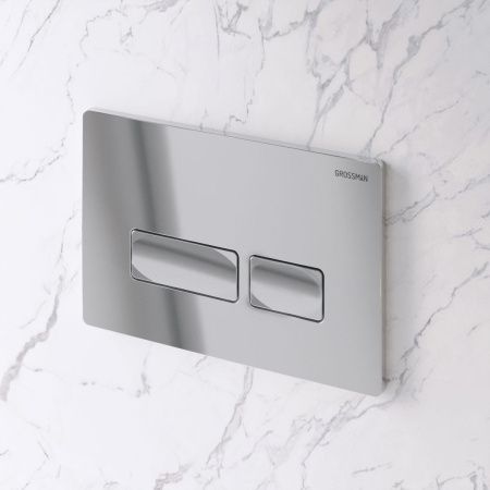 Клавиша смыва механическая Grossman Pragma 700.K31.03.100.100 цвет хром