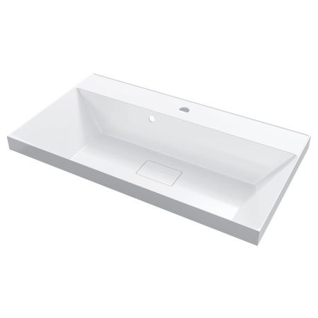 Раковина из искусственного камня Uperwood Classic New 291021040 80х50 полувстраиваемая цвет белый