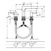 Смеситель Hansgrohe Finoris 76033670 на раковину черный