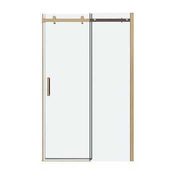 Душевая дверь Grossman Classic 100.K33.04.120.32.00 120х195 стекло прозрачное профиль золото глянцевое