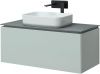 Тумба под раковину Allen Brau Infinity 1.21004.PWM 100х50 подвесная цвет зеленый